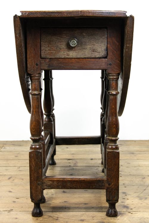 fig 2. Antique Oak Gateleg Table