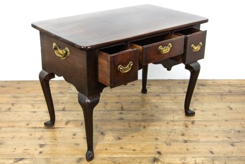 fig 2. Antique Georgian Mahogany Lowboy Side Table