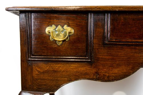 fig 2. Antique 18th Century Oak Lowboy Table