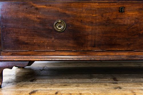 fig 2. Antique Georgian Mahogany Chest of Drawers
