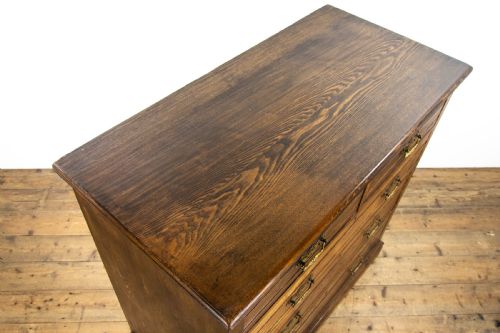 fig 2. Antique Oak Chest of Drawers