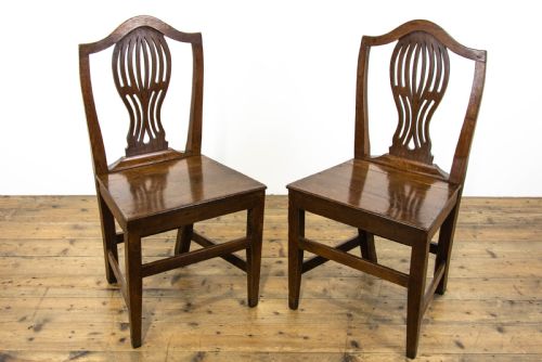 Pair of Antique Welsh Oak Chairs