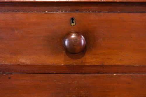 fig 2. Victorian Stained Pine Chest of Drawers