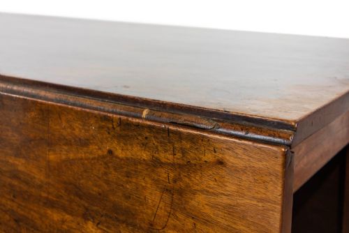 fig 2. Georgian Mahogany Drop Leaf Dining Table
