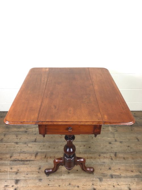 fig 2. Antique Victorian Mahogany Pembroke Table