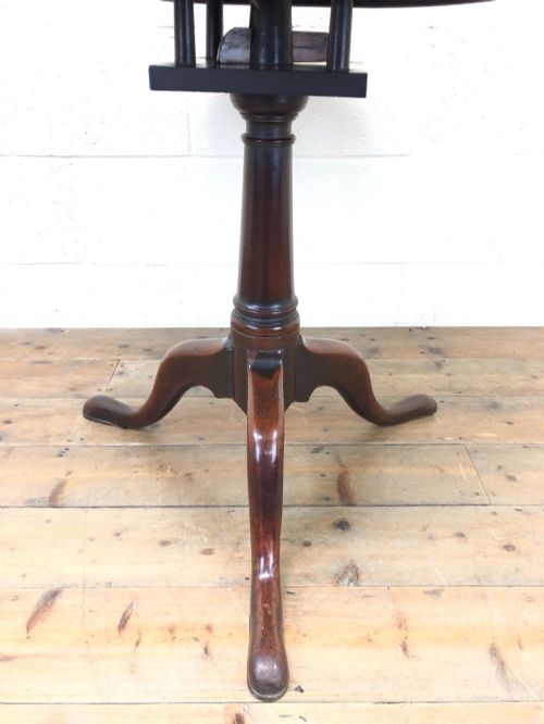 fig 2. Antique Georgian Mahogany Tilt Top Table