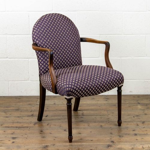 Antique Georgian Mahogany Armchair