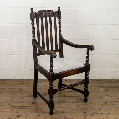 Antique Oak Armchair