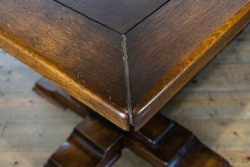 fig 2. Antique Carved Oak Refectory Table