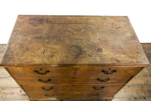 fig 2. Antique Oak Chest of Drawers