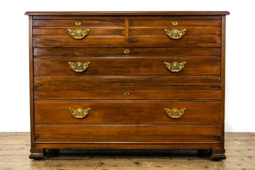 fig 1. Antique Walnut Chest of Drawers