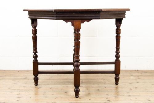 fig 1. Antique Mahogany Octagonal Centre Table