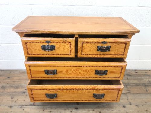 fig 2. Antique Pine Chest of Drawers