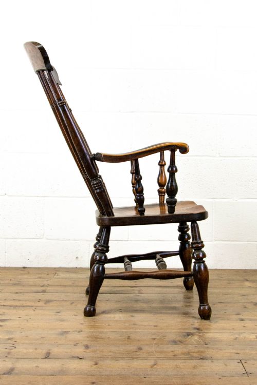 fig 2. ANTIQUE SPINDLE BACK WINDSOR ARMCHAIR