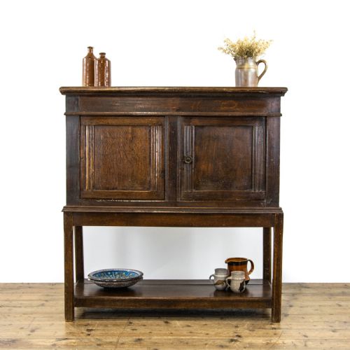 17th Century Antique Oak Food Cupboard
