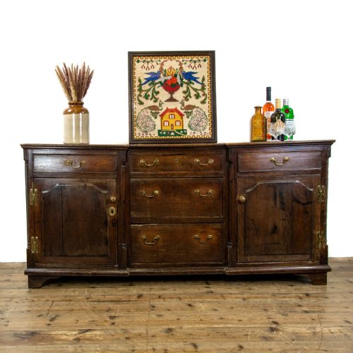 Antique 18th Century Oak Dresser Base