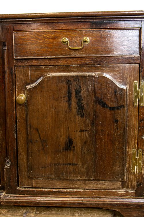 fig 2. Antique 18th Century Oak Dresser Base