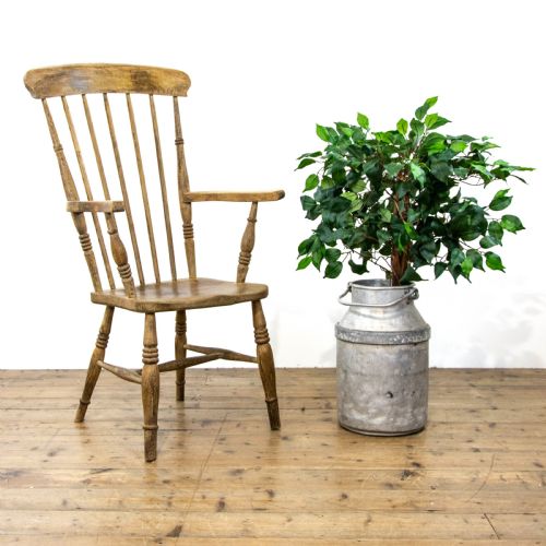 Antique Elm Windsor Armchair