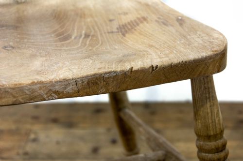 fig 1. Set of Six Antique Farmhouse Kitchen Chairs