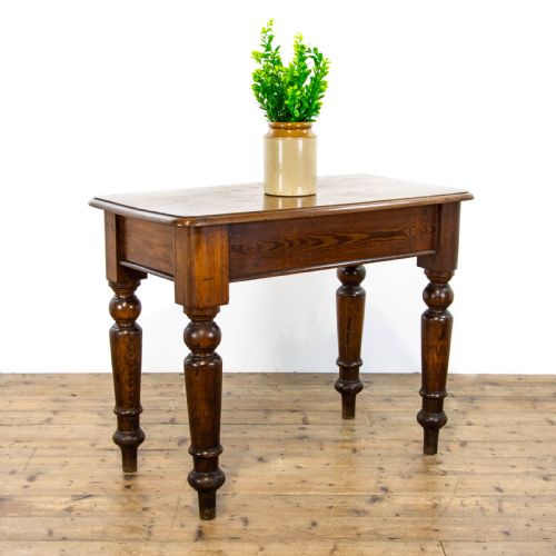 Small Antique Pitch Pine Table
