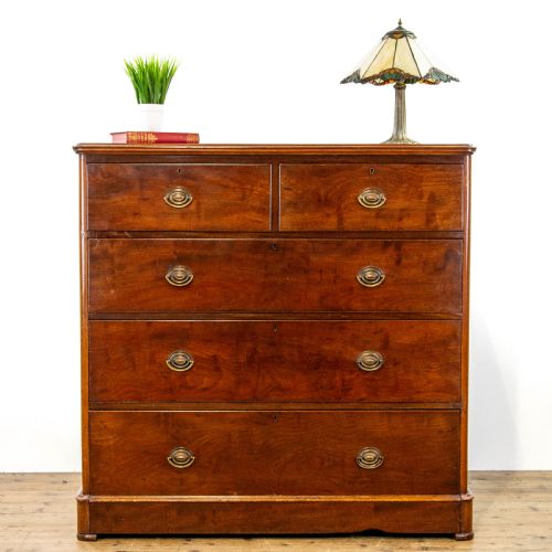 Large Antique Mahogany Chest of Drawers