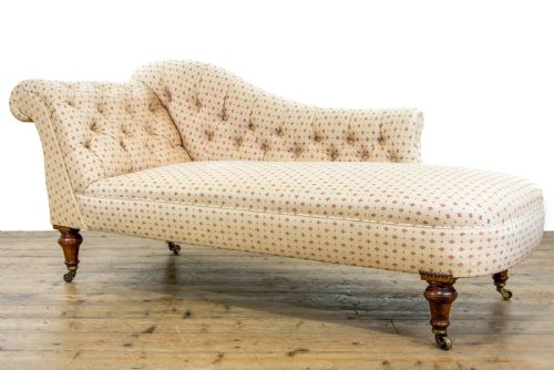 fig 1. Antique Victorian Chaise Lounge