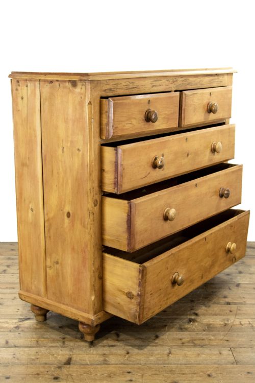 fig 2. Large Antique Pine Chest of Drawers