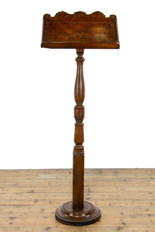 fig 2. Antique Oak Lectern or Book Stand