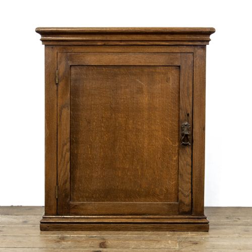 Small Antique Oak Hanging Cupboard
