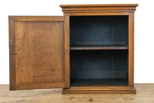 fig 2. Small Antique Oak Hanging Cupboard