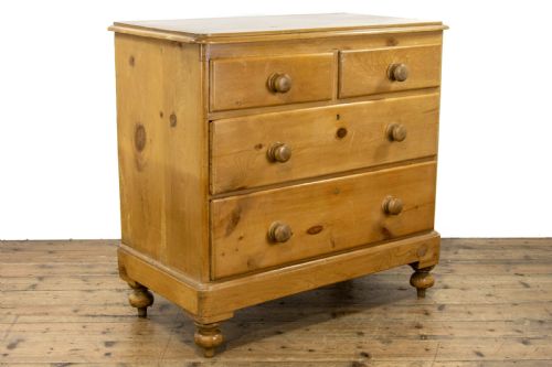 fig 1. Antique Pine Chest of Drawers