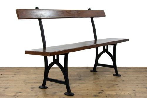 fig 1. Antique Railway Station Bench