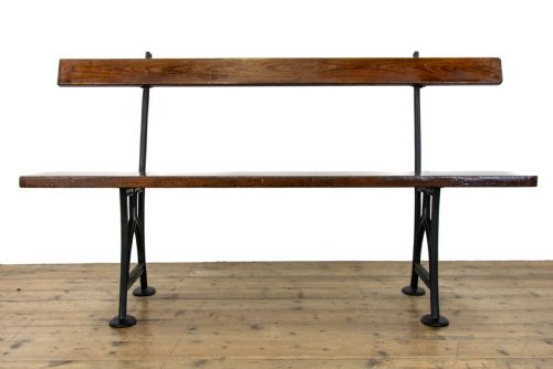fig 2. Antique Railway Station Bench