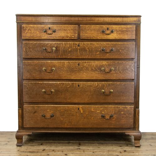 Large Georgian Oak Chest of Drawers