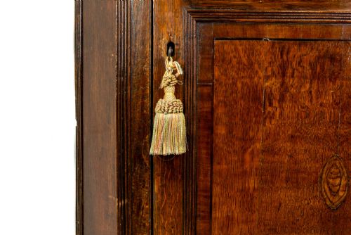 fig 1. Georgian Mahogany Corner Cupboard