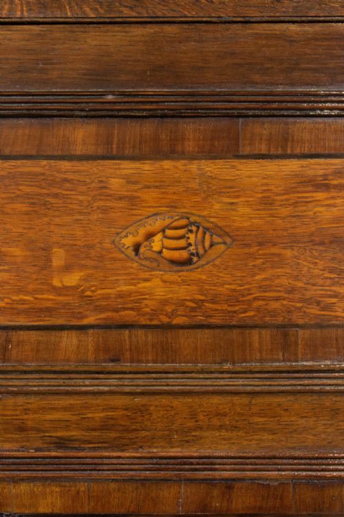 fig 2. Georgian Mahogany Corner Cupboard