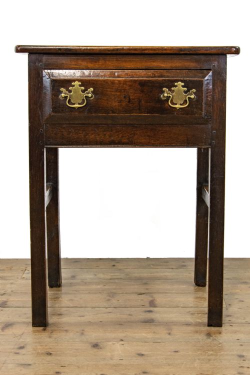 18th Century Antique Oak Side Table