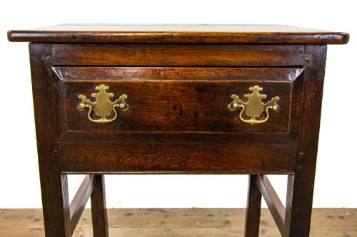 fig 2. 18th Century Antique Oak Side Table