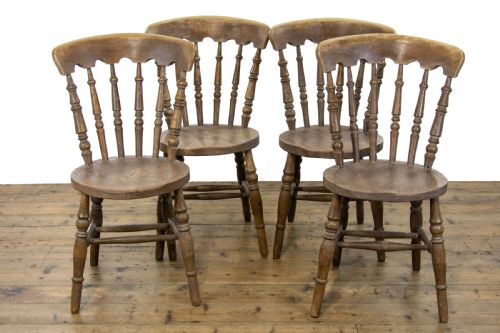 fig 1. Set of Four Antique Penny Chairs