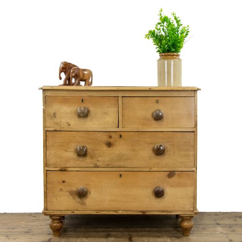 Small Antique Pine Chest of Drawers