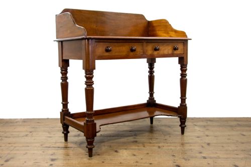 fig 1. Antique Victorian Mahogany Washstand