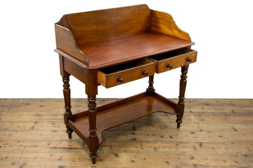 fig 2. Antique Victorian Mahogany Washstand