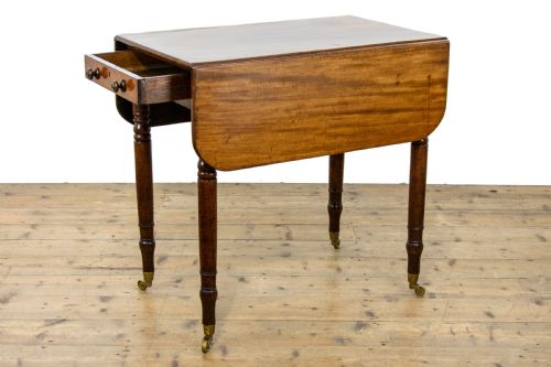 fig 1. Small Antique Mahogany Pembroke Table