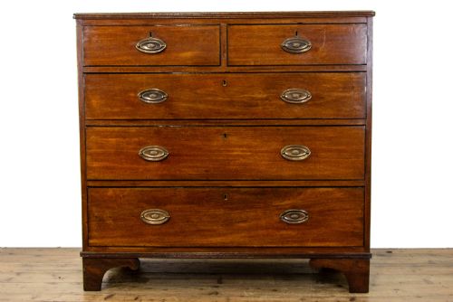 fig 1. Antique Mahogany Chest of Drawers