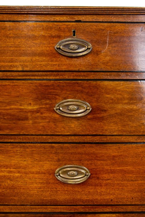 fig 2. Antique Mahogany Chest of Drawers