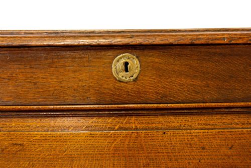fig 1. Large Georgian Oak Mule Chest