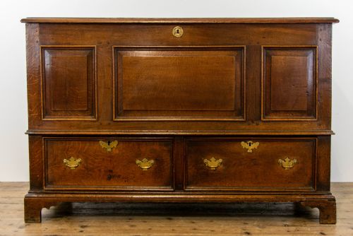fig 2. Large Georgian Oak Mule Chest