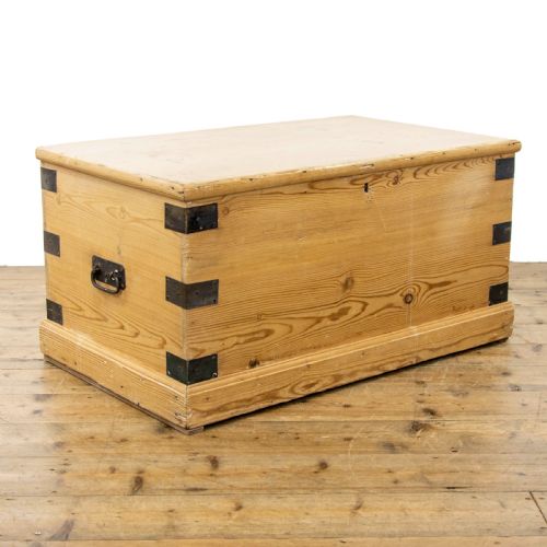 Rustic Antique Pine Trunk or Chest