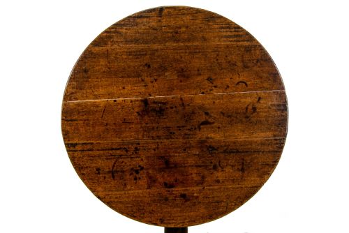 fig 2. Antique Oak Tilt Top Tripod Table