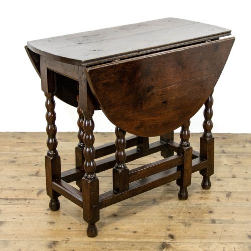18th Century Antique Oak Gate Leg Table